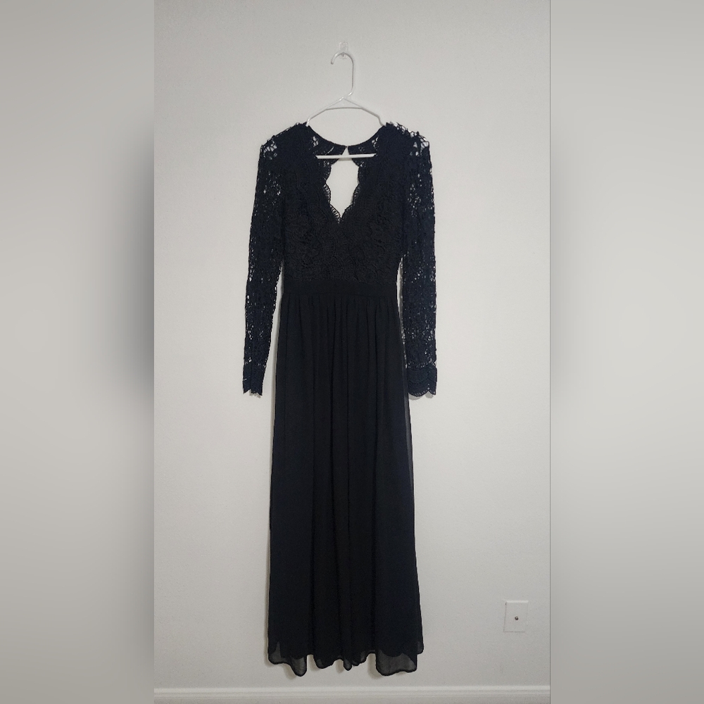 Lulus Black Lace Dress